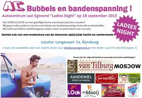 Ladies Night bij autocentrum van Egmond