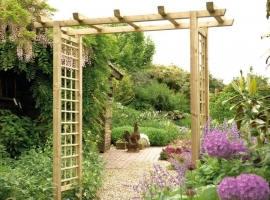 Pergola's en rolborders