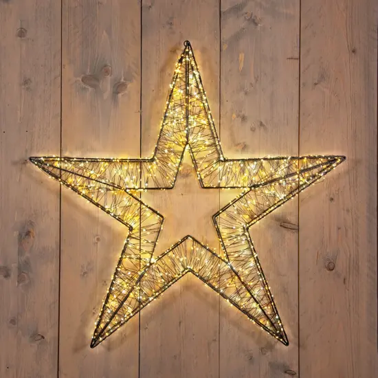 3d ster metaal 1440l 76x8cm luxery