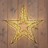 3d ster metaal 1440l 76x8cm luxery