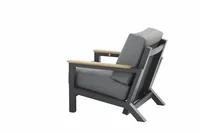 4SO Capitol recliner with teak arms