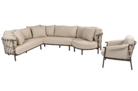 4SO Ezra lounge modulair met lounge stoel - afbeelding 2