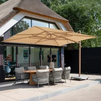 4SO Finca 4*3 woodlook eiken zand kleurig doek - afbeelding 2