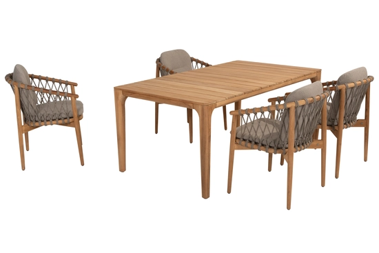 4SO Nora dining stoel met Liam tafel