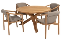4SO Tess dining stoel met prado tafel