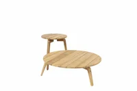 4SO Zucca coffee table natural teak 45 cm
