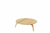 4SO Zucca coffee table natural teak 90 cm 