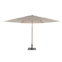 Azzurro 300 cm. Ø zand met houtlook frame - afbeelding 1