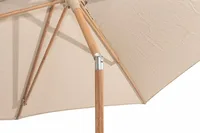 Azzurro 300 cm. Ø zand met houtlook frame - afbeelding 2