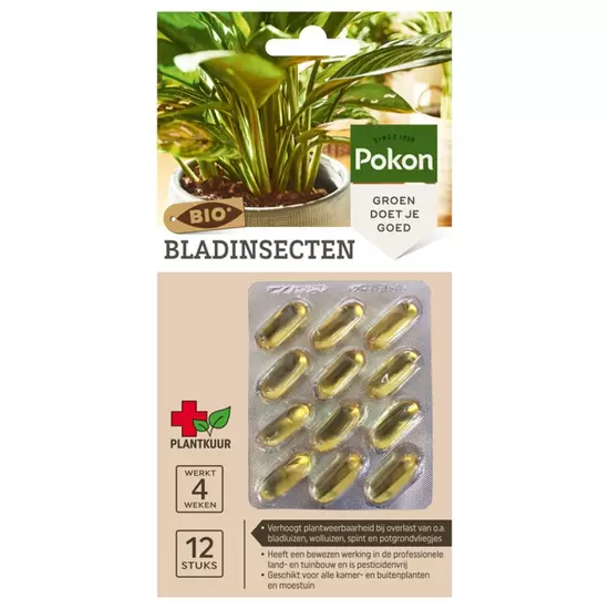 Bio bladinsect capsule 12st