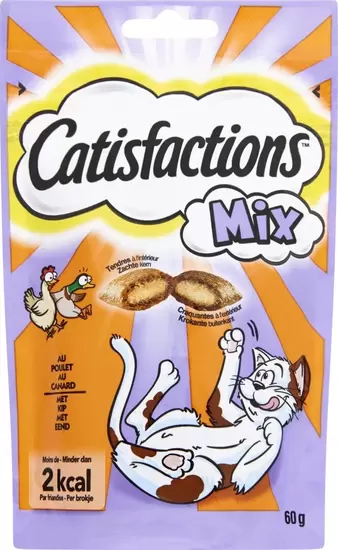 CATISFACTION Mix kip&eend 60g