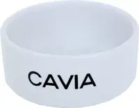 Cavia eetbak steen wit 12cm