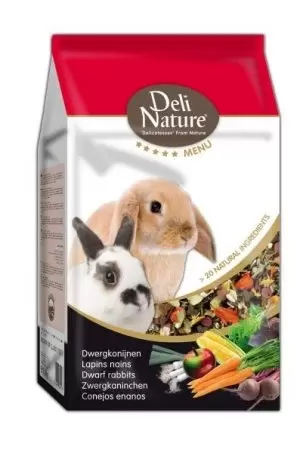 DELI NATURE 5* menu dwergkonijn 2,5kg
