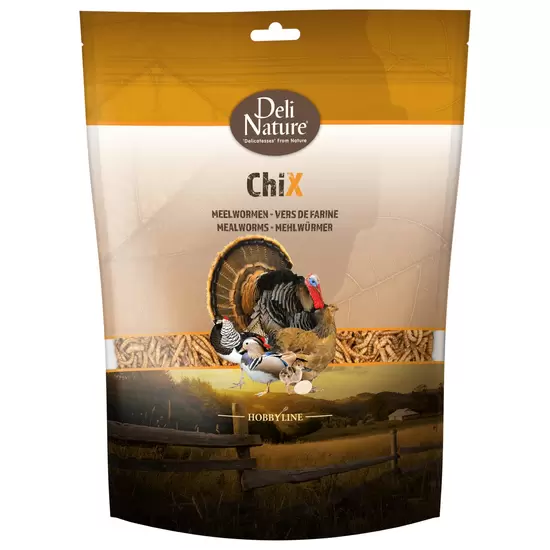 DELI NATURE Chix meelwormen 500g