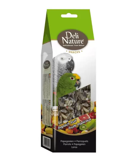 DELI NATURE Snack papegaai tropisch fruit 130g