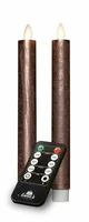 Dinerkaars oplaadbaar 18cm brns 2st