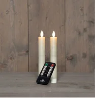 Dinerkaars oplaadbaar 18cm wit 2st