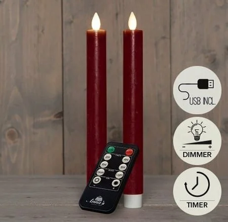 Dinerkaars oplaadbaar 23cm bord. 2st