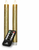 Dinerkaars oplaadbaar 23cm goud 2st