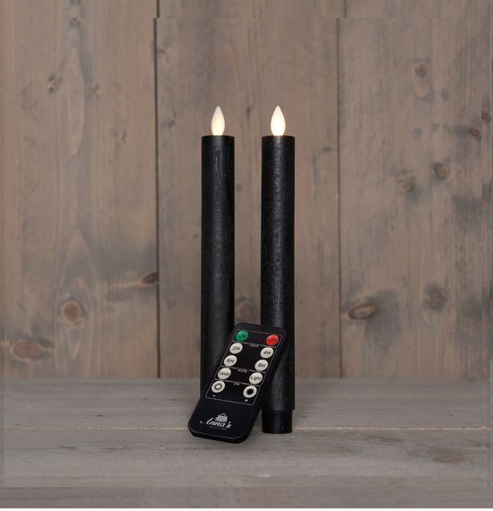 Dinerkaars oplaadbaar 23cm zwrt 2st