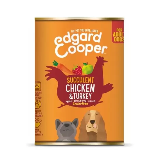 EDGARD & COOPER Hond blik kip 400g