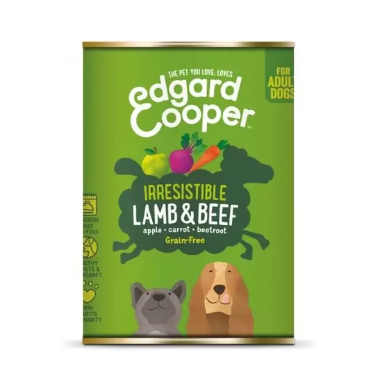 EDGARD & COOPER Hond blik lam 400g