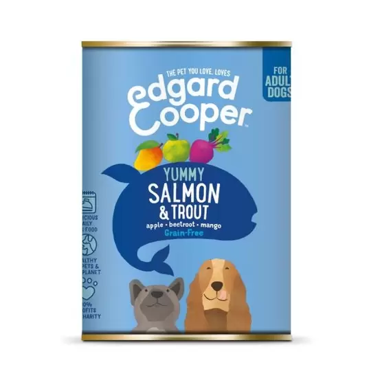 EDGARD & COOPER Hond blik vis 400g