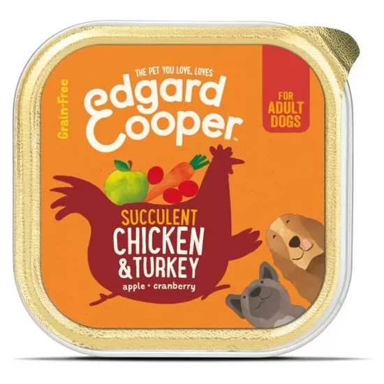 EDGARD & COOPER Hond kuipje kip box 150g