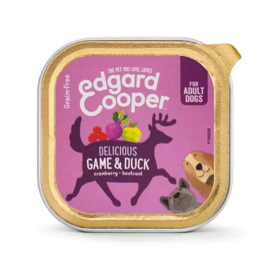 EDGARD & COOPER Hond kuipje wild box 150g