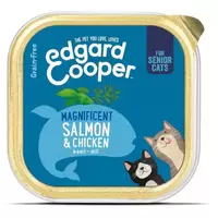 EDGARD & COOPER Kuipje senior kip/zalm 85gr