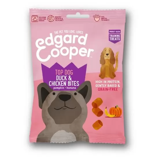 EDGARD & COOPER Tr bites eend/kip/pomp/ban 50gr