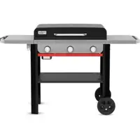 Gasbarbecue plancha pgd 71cm zwart
