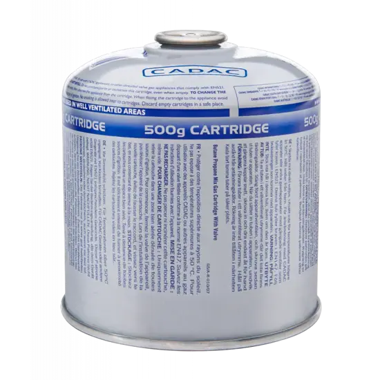 Gascartridge 500g Threaded Valve - afbeelding 1