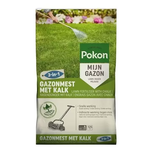 Gazonm+kalk 3-in-1 125m2