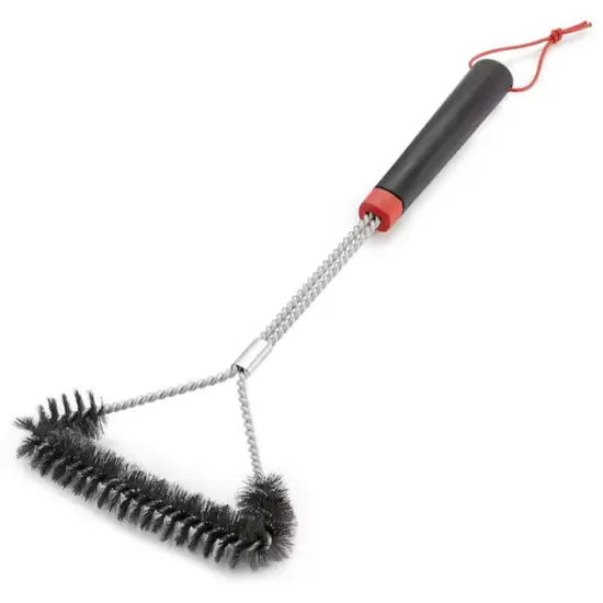 Grillborstel driezijdig 46cm