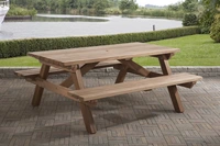 Hardhouten Picknicktafel 180 cm - afbeelding 2