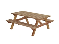 Hardhouten Picknicktafel 180 cm - afbeelding 1