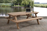 Hardhouten Picknicktafel 200 cm - afbeelding 2