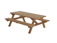 Hardhouten Picknicktafel 200 cm - afbeelding 1