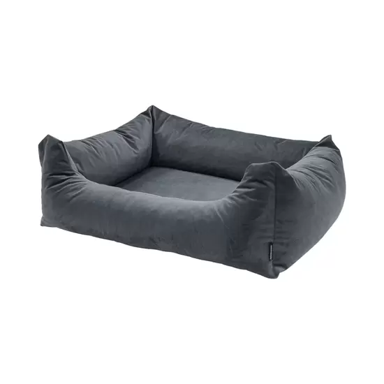 Hondenmand l100b80cm velvet grijs