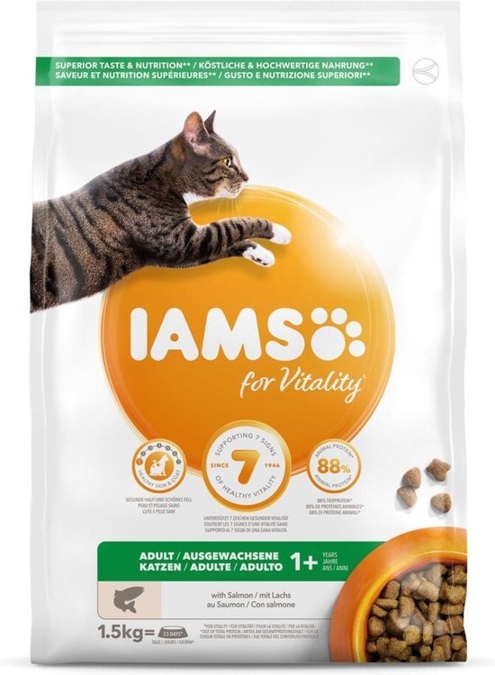 IAMS Cat adult salmon 1.5kg