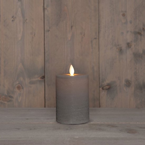 Kaars led oplaadbaar 12.5x7.5cm tpe