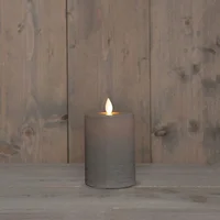 Kaars led oplaadbaar 12.5x7.5cm tpe