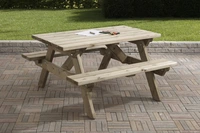 Kinderpicknicktafel 120 cm - afbeelding 2