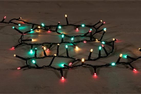 Led ivy 500l/l12m multi kerst zwart
