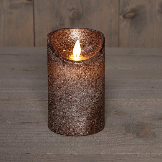 Ledkrs bw.vlm d7.5h12.5cm brons