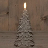 Ledkrs kerstboom 3d h15cm taupe