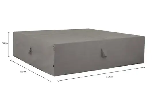 Loungesethoes l210b200h70cm grijs