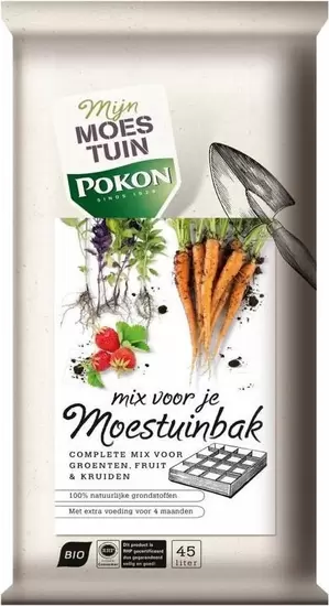 Moestuinbakken mix 45l