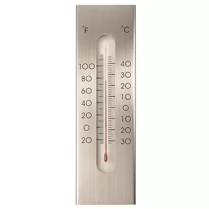 Muurthermometer 7 aluminium - Tuincentrum de Mooij Rijnsburg